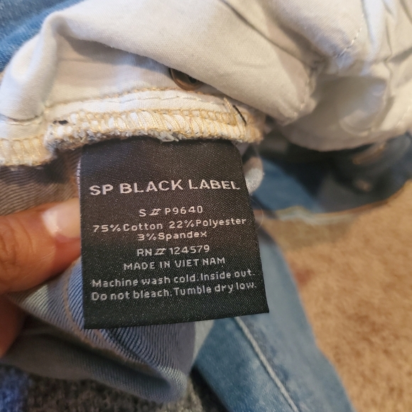 SP Black Label Embroidered Jeans Size 26 - Picture 5 of 6
